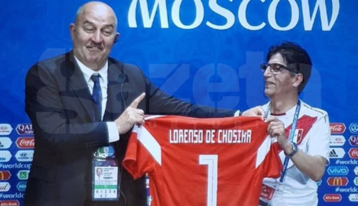 Talismanul peruan » Ce cadou i-a făcut selecționerul Rusiei unui ziarist după calificarea în fața Spaniei