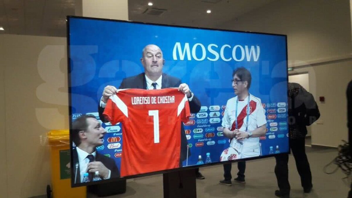 Talismanul peruan » Ce cadou i-a făcut selecționerul Rusiei unui ziarist după calificarea în fața Spaniei