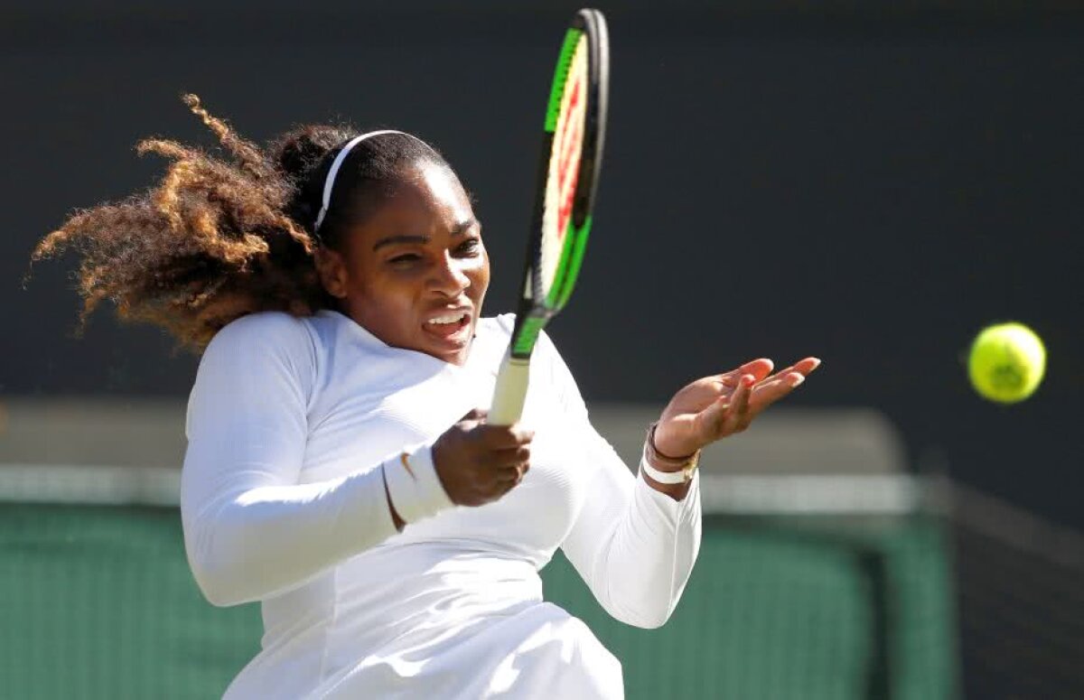 WIMBLEDON. FOTO Serena Williams s-a calificat în turul secund la Wimbledon » Revenire senzațională în setul secund + cu cine joacă în turul următor