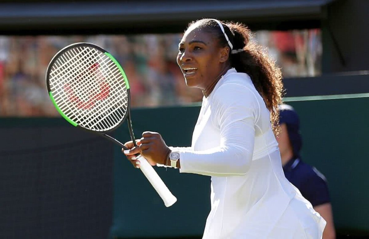 WIMBLEDON. FOTO Serena Williams s-a calificat în turul secund la Wimbledon » Revenire senzațională în setul secund + cu cine joacă în turul următor