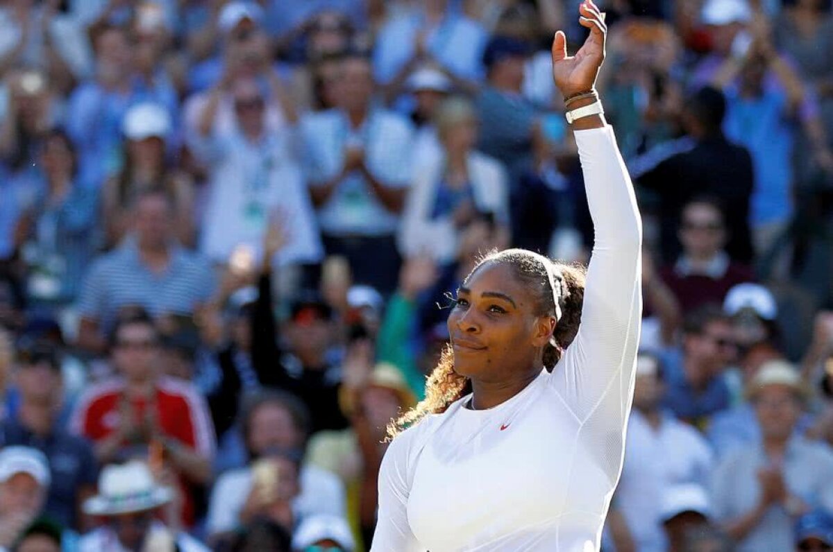 WIMBLEDON. FOTO Serena Williams s-a calificat în turul secund la Wimbledon » Revenire senzațională în setul secund + cu cine joacă în turul următor