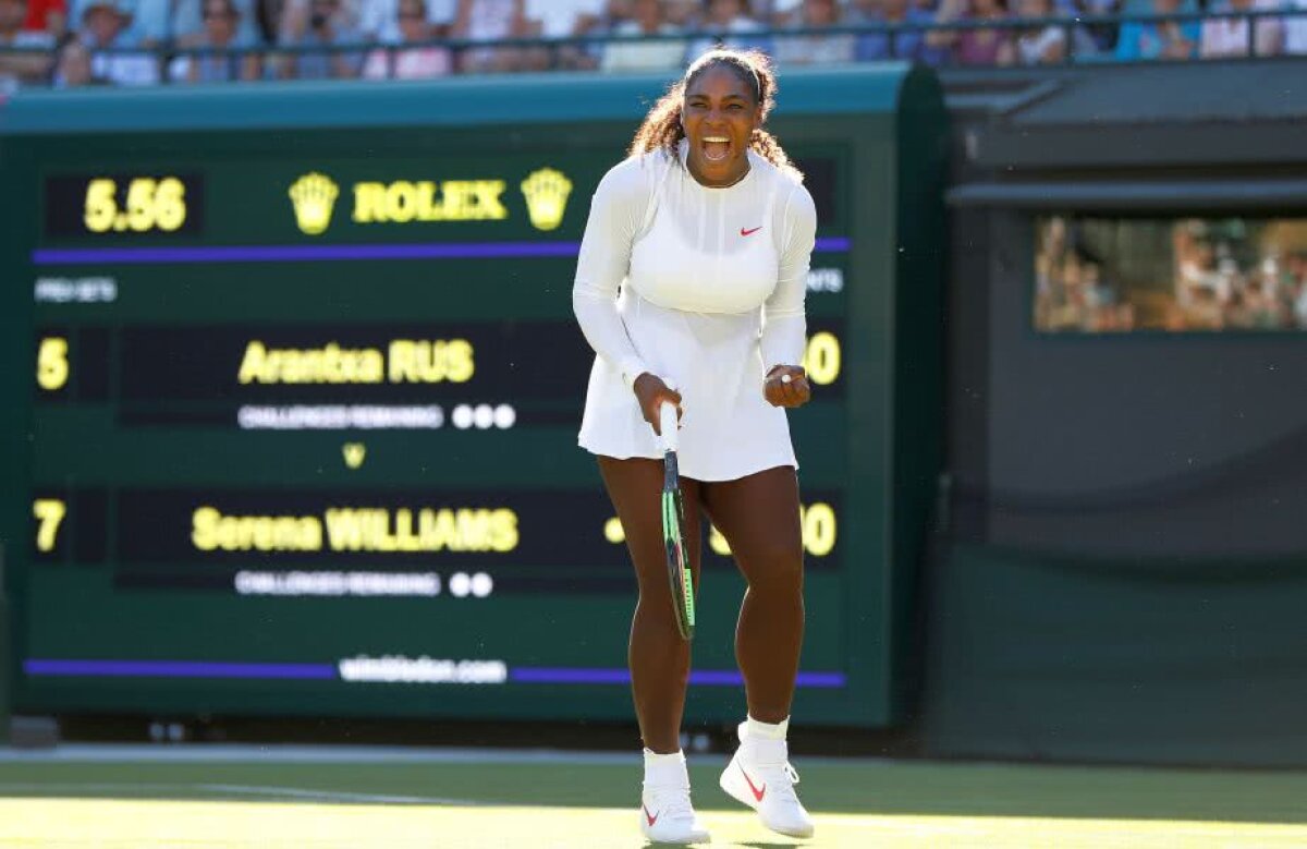 WIMBLEDON. FOTO Serena Williams s-a calificat în turul secund la Wimbledon » Revenire senzațională în setul secund + cu cine joacă în turul următor