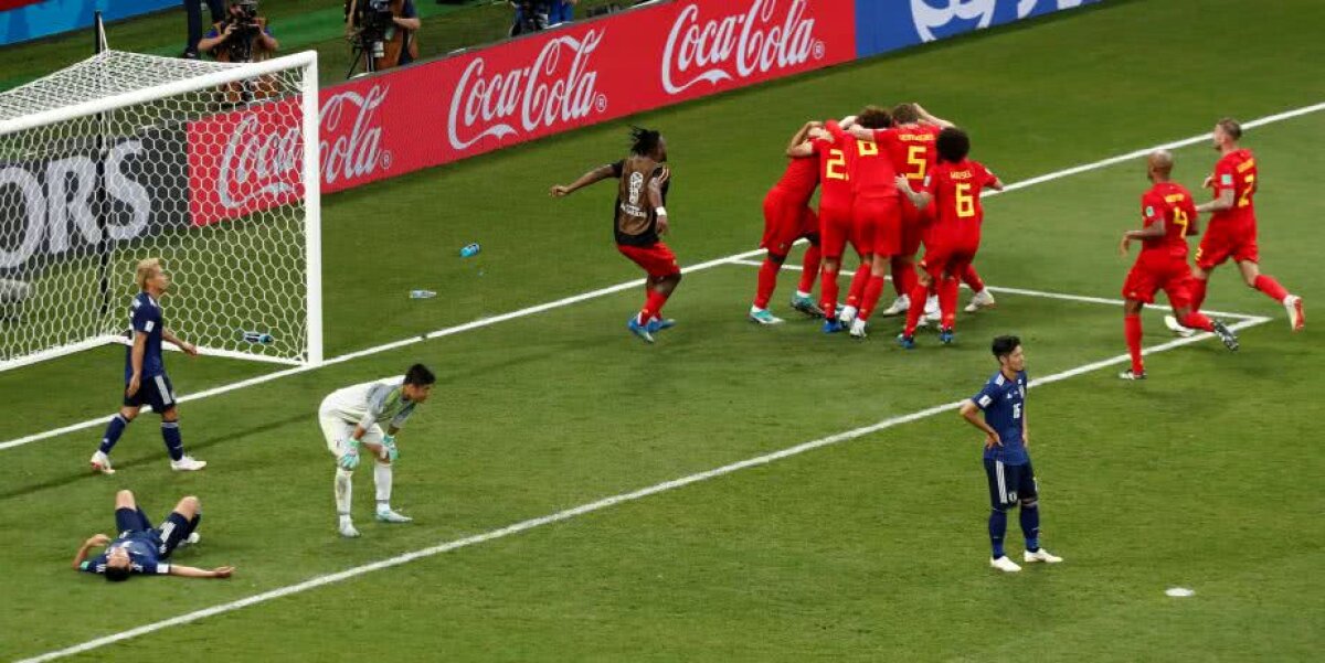 VIDEO + FOTO Belgia întoarce DRAMATIC soarta meciului cu Japonia, 3-2 » Duel incendiar cu Brazilia în sferturile de finală!