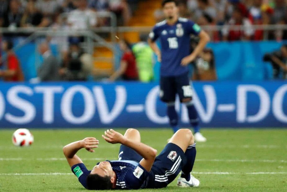 GALERIE FOTO Imagini emoționante pe stadionul din Rostov » Japonezii, DĂRÂMAȚI de durere după eșecul dramatic cu Belgia. Gestul fanilor de la final a impresionat