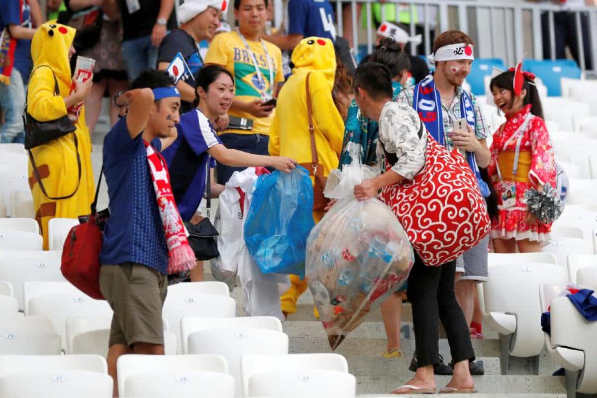 FOTO Imagine FABULOASĂ din vestiarul Japoniei după înfrângerea dramatică cu Belgia: mesaj pentru ruși 