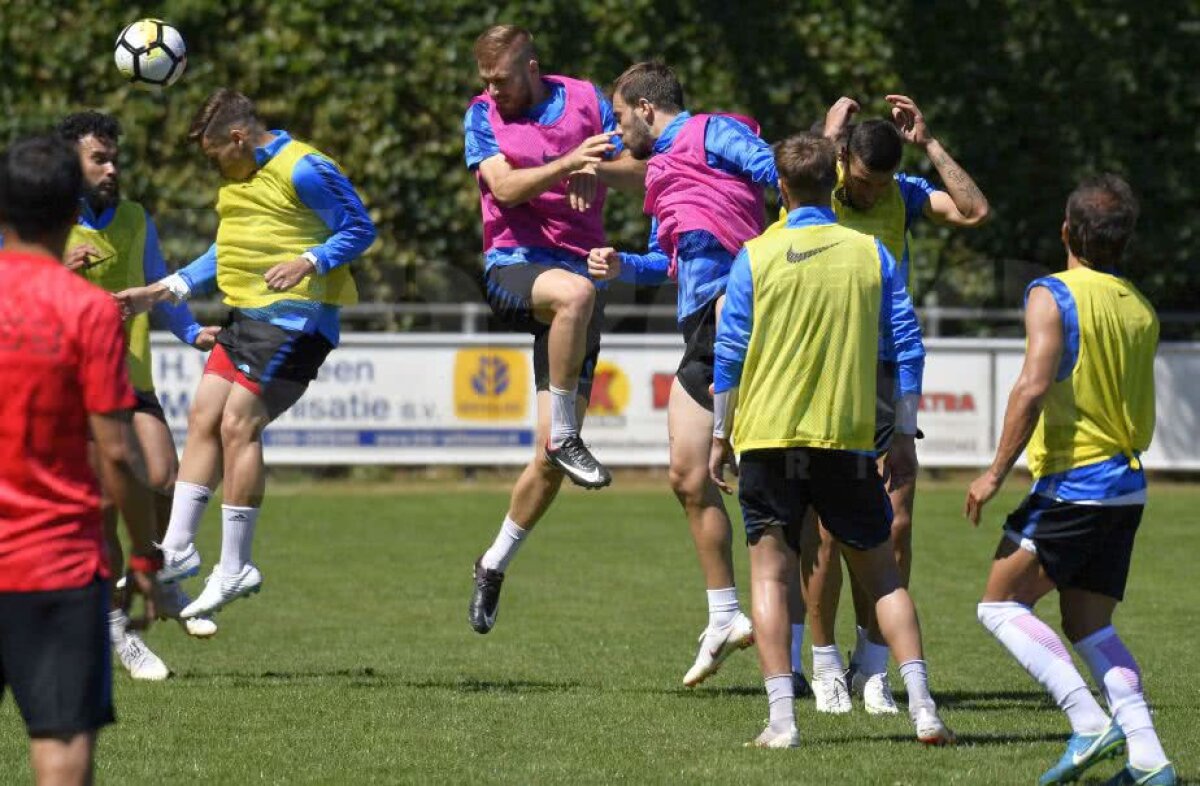 CORESPONDENȚĂ DIN OLANDA // GALERIE FOTO + VIDEO Continuă antrenamentele tari pentru FCSB » Ce i-a pus Dică pe jucători să facă