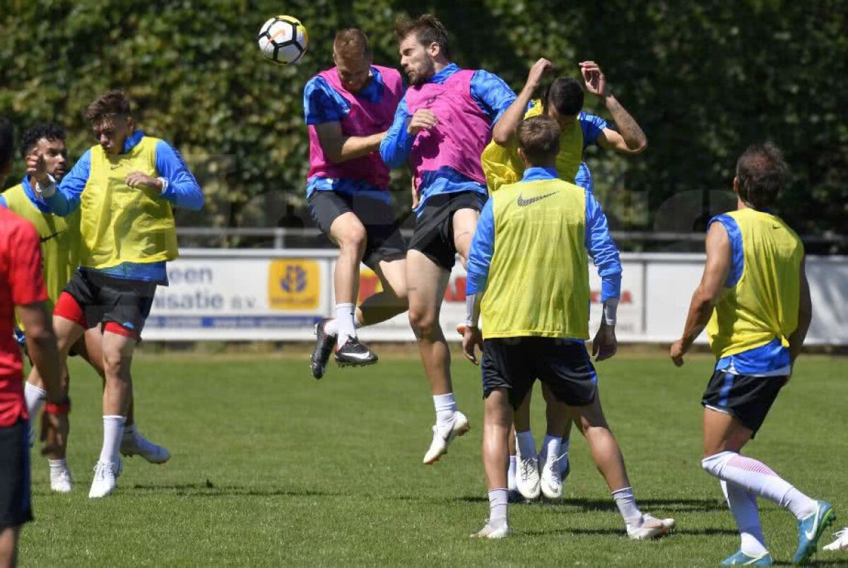 CORESPONDENȚĂ DIN OLANDA // GALERIE FOTO + VIDEO Continuă antrenamentele tari pentru FCSB » Ce i-a pus Dică pe jucători să facă