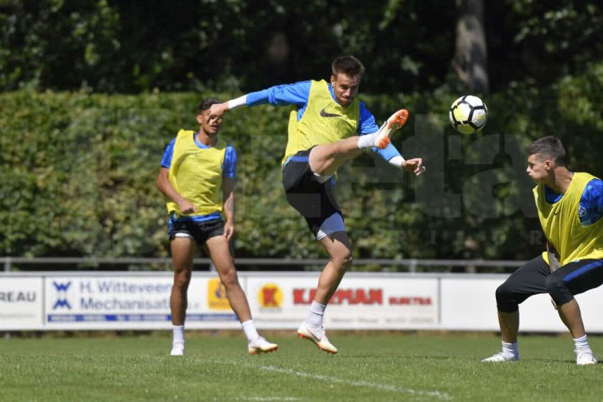 CORESPONDENȚĂ DIN OLANDA // GALERIE FOTO + VIDEO Continuă antrenamentele tari pentru FCSB » Ce i-a pus Dică pe jucători să facă