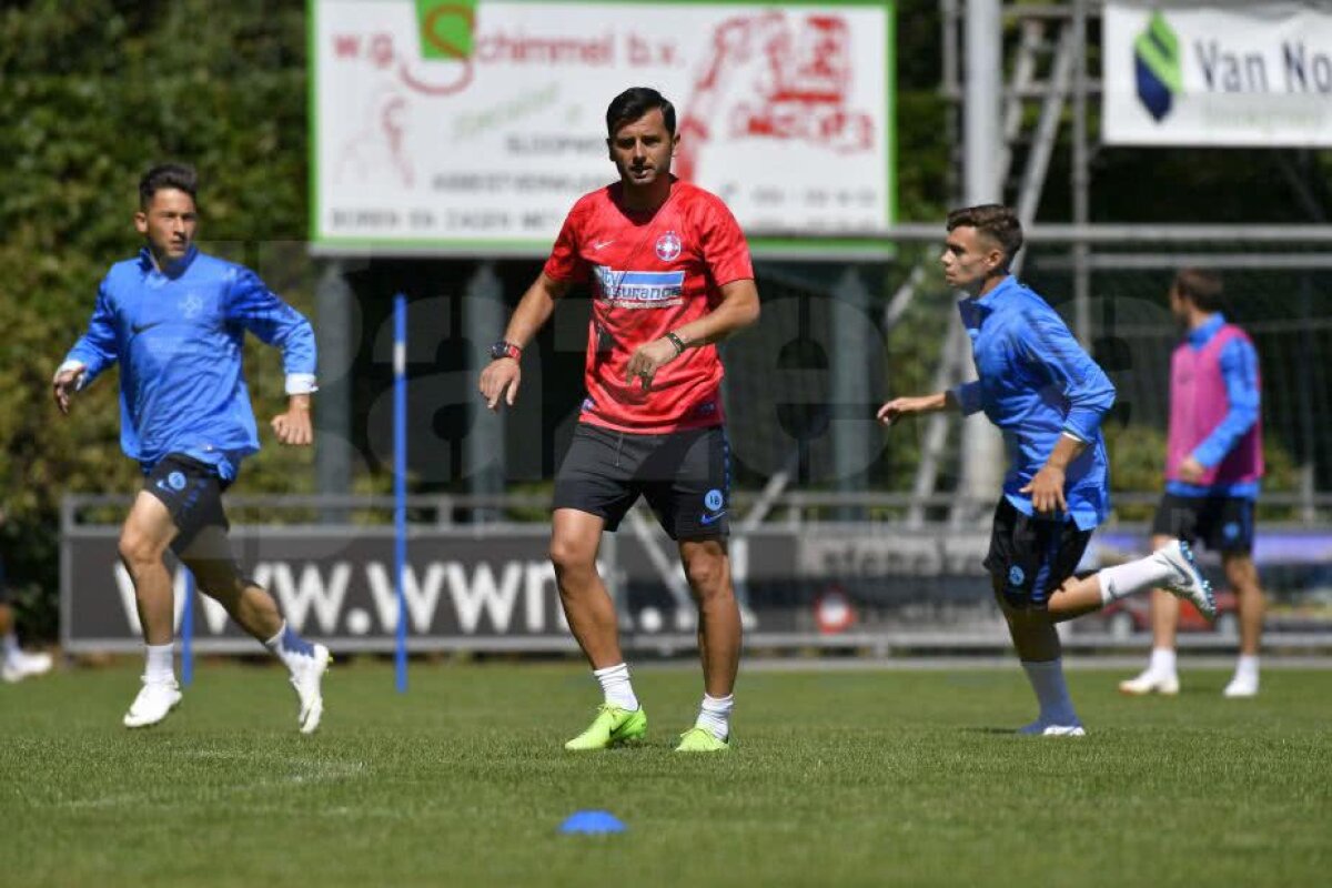 CORESPONDENȚĂ DIN OLANDA // GALERIE FOTO + VIDEO Continuă antrenamentele tari pentru FCSB » Ce i-a pus Dică pe jucători să facă