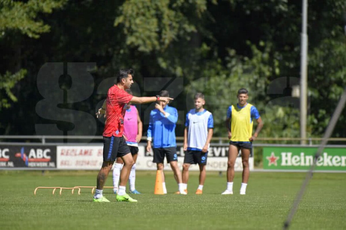 CORESPONDENȚĂ DIN OLANDA // GALERIE FOTO + VIDEO Continuă antrenamentele tari pentru FCSB » Ce i-a pus Dică pe jucători să facă