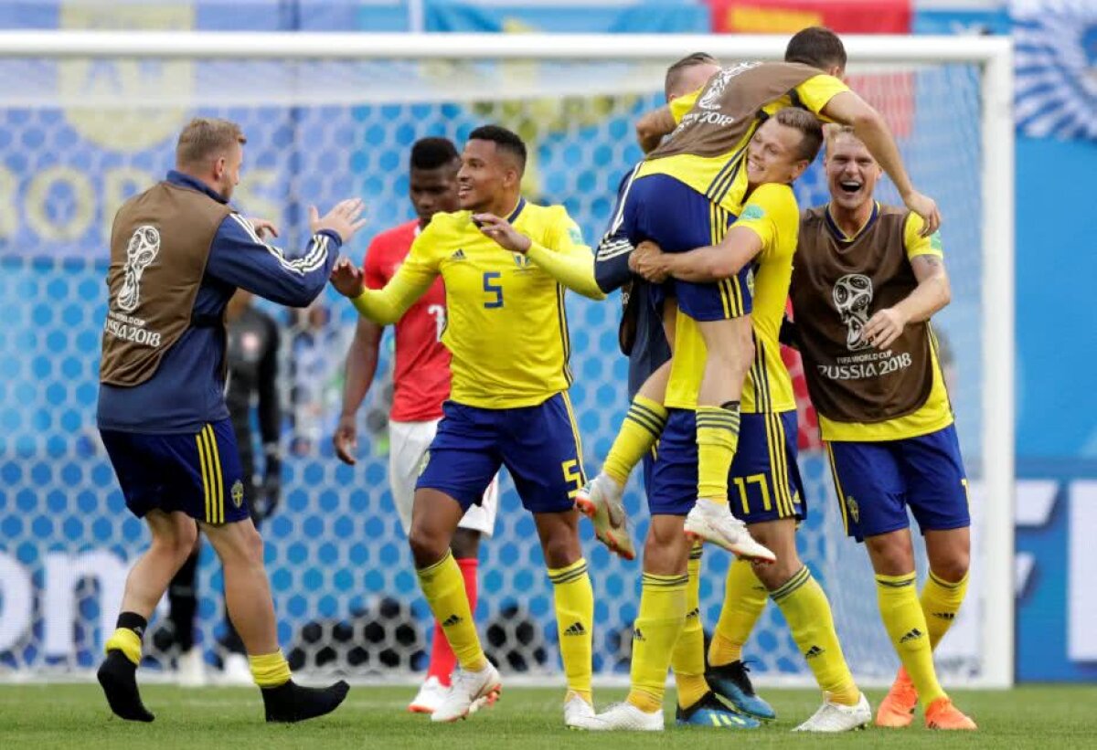 VIDEO + FOTO Victorisberg » Suedia trece de Elveția și e în "sferturile" Mondialului! Meci decis în repriza secundă