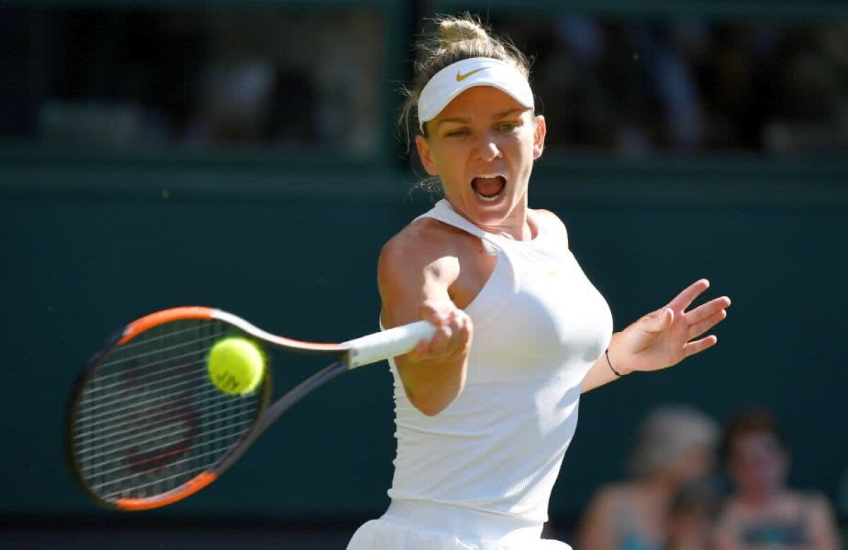 SIMONA HALEP LA WIMBLEDON // GALERIE FOTO Victorie solidă pentru liderul WTA la debut! Pe cine va înfrunta în turul 2