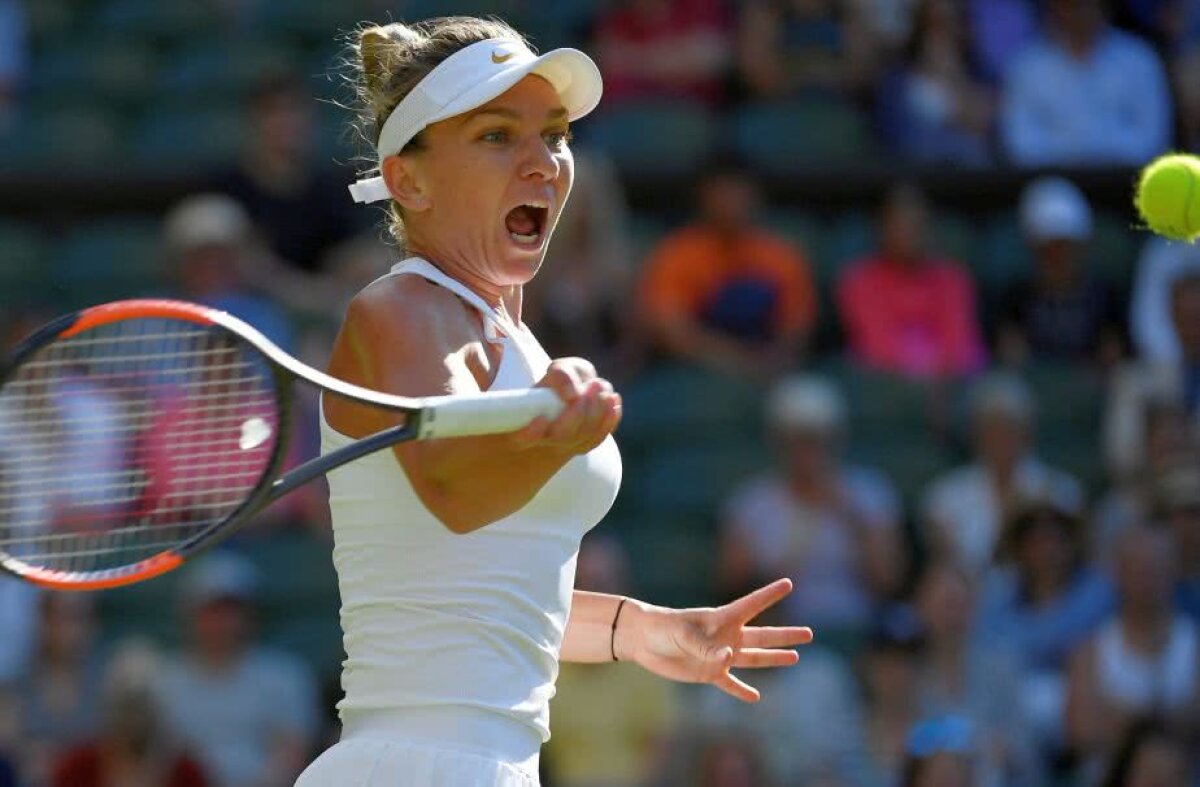 SIMONA HALEP LA WIMBLEDON // GALERIE FOTO Victorie solidă pentru liderul WTA la debut! Pe cine va înfrunta în turul 2