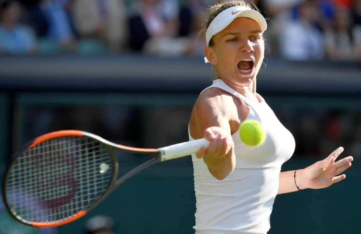 SIMONA HALEP LA WIMBLEDON // GALERIE FOTO Victorie solidă pentru liderul WTA la debut! Pe cine va înfrunta în turul 2