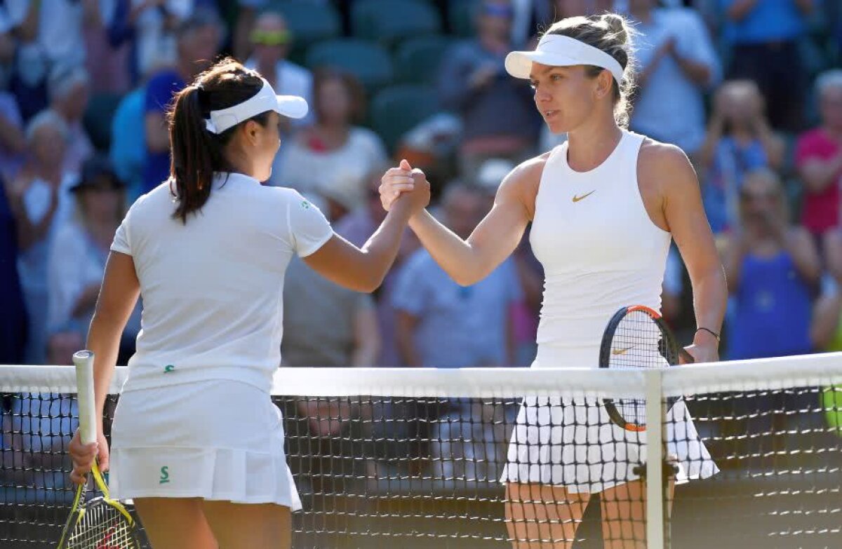 SIMONA HALEP LA WIMBLEDON // GALERIE FOTO Victorie solidă pentru liderul WTA la debut! Pe cine va înfrunta în turul 2
