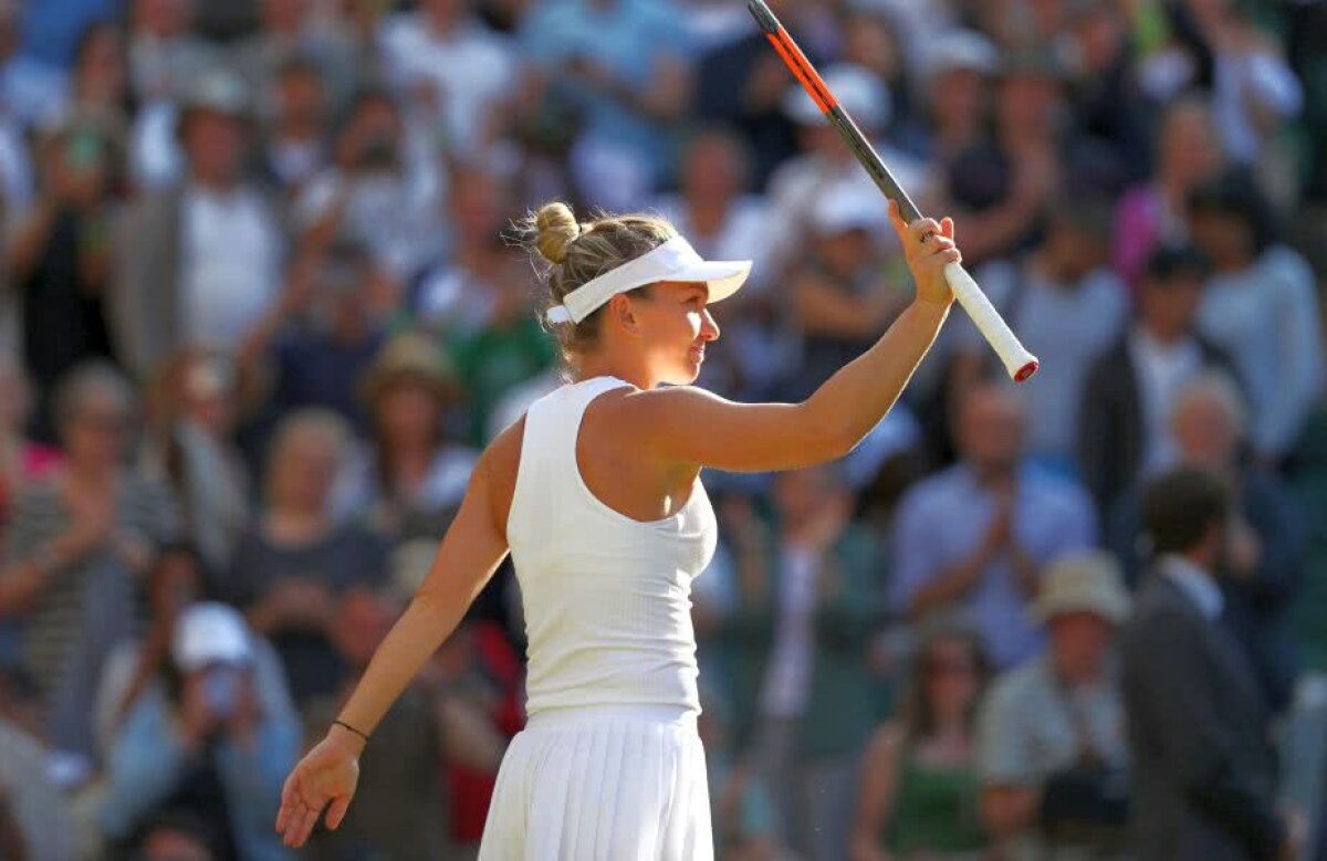 SIMONA HALEP LA WIMBLEDON // GALERIE FOTO Victorie solidă pentru liderul WTA la debut! Pe cine va înfrunta în turul 2