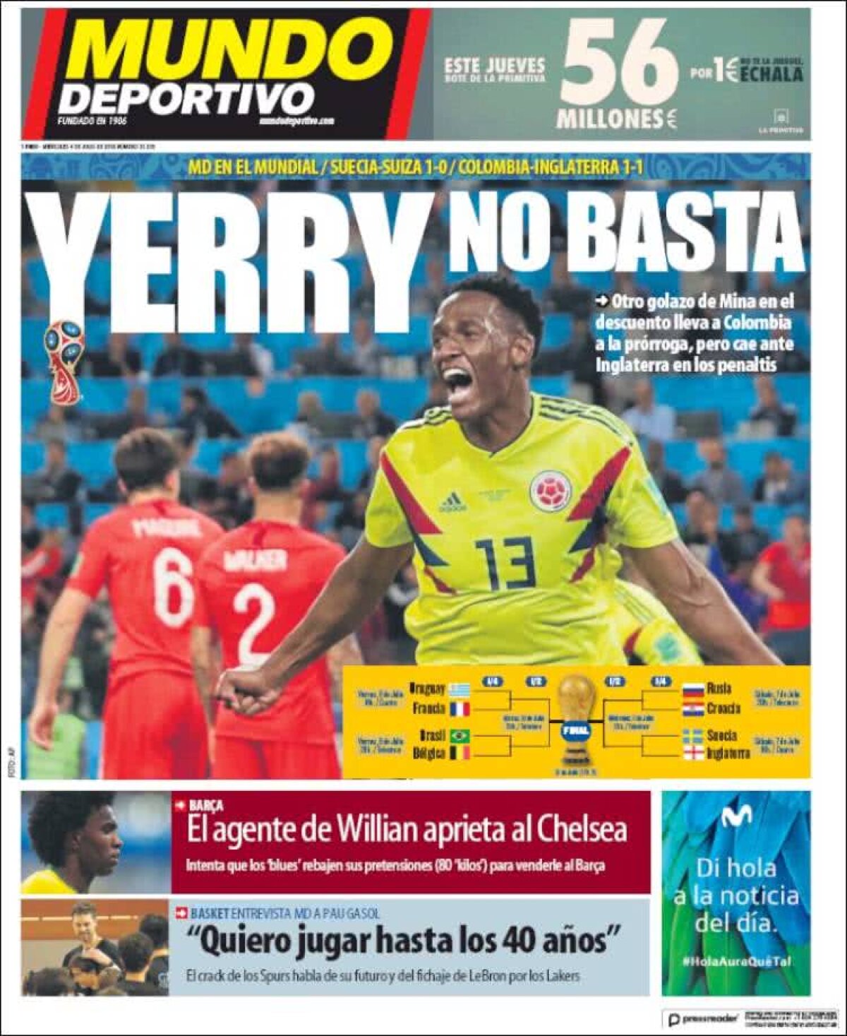 Ce scriu azi ziarele de sport din lume (4 iulie 2018)