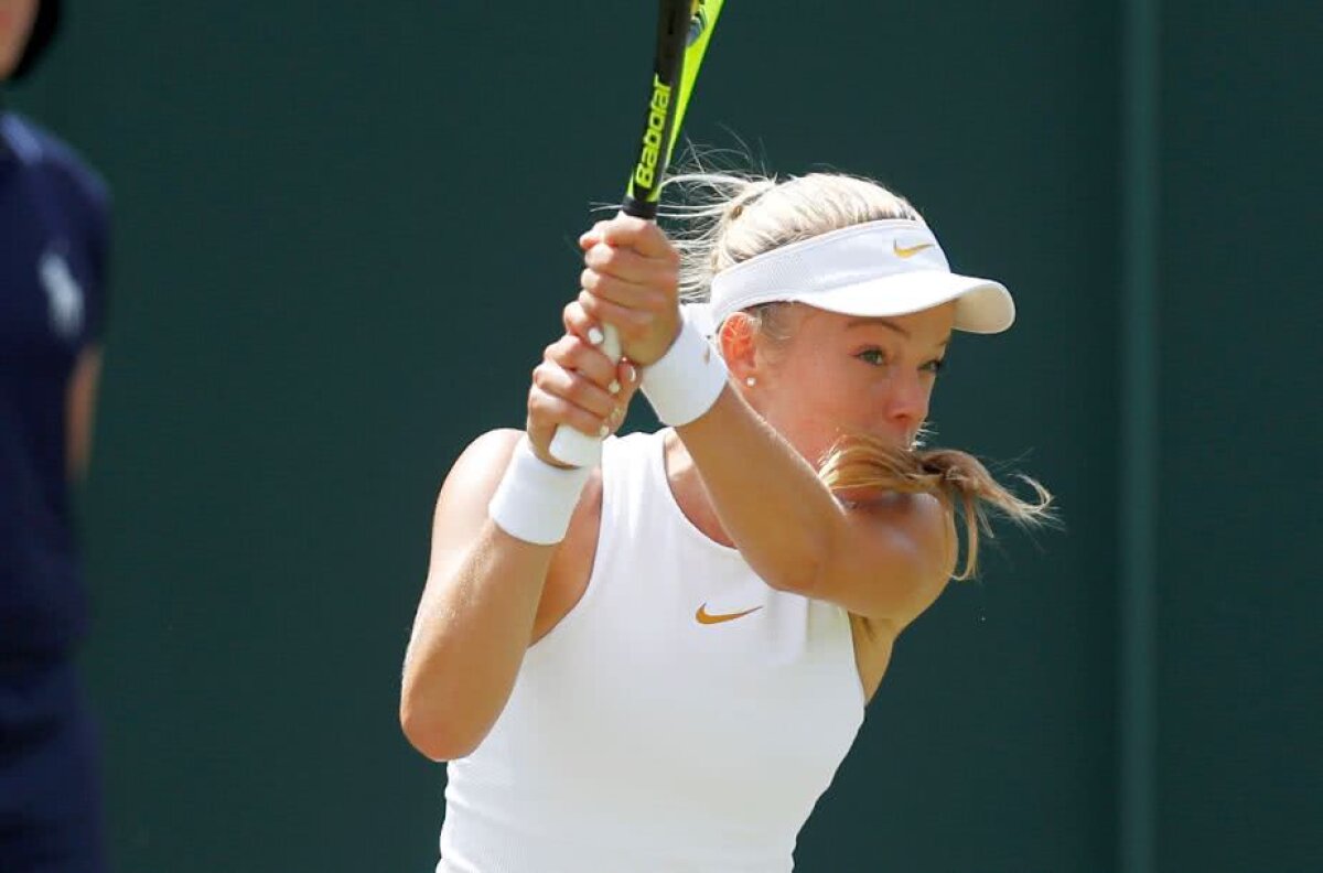 WIMBLEDON 2018. FOTO Mihaela Buzărnescu, victorie categorică în turul II la Wimbledon » Sorana Cîrstea a pierdut în setul decisiv