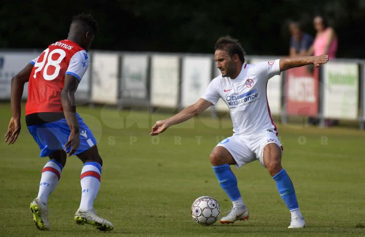 VIDEO+FOTO FCSB, egal cu FC Bruges, campioana Belgiei, scor 1-1! Vicecampionii României au ratat un penalty pe final de meci + evoluții bune pentru Man și Moruțan