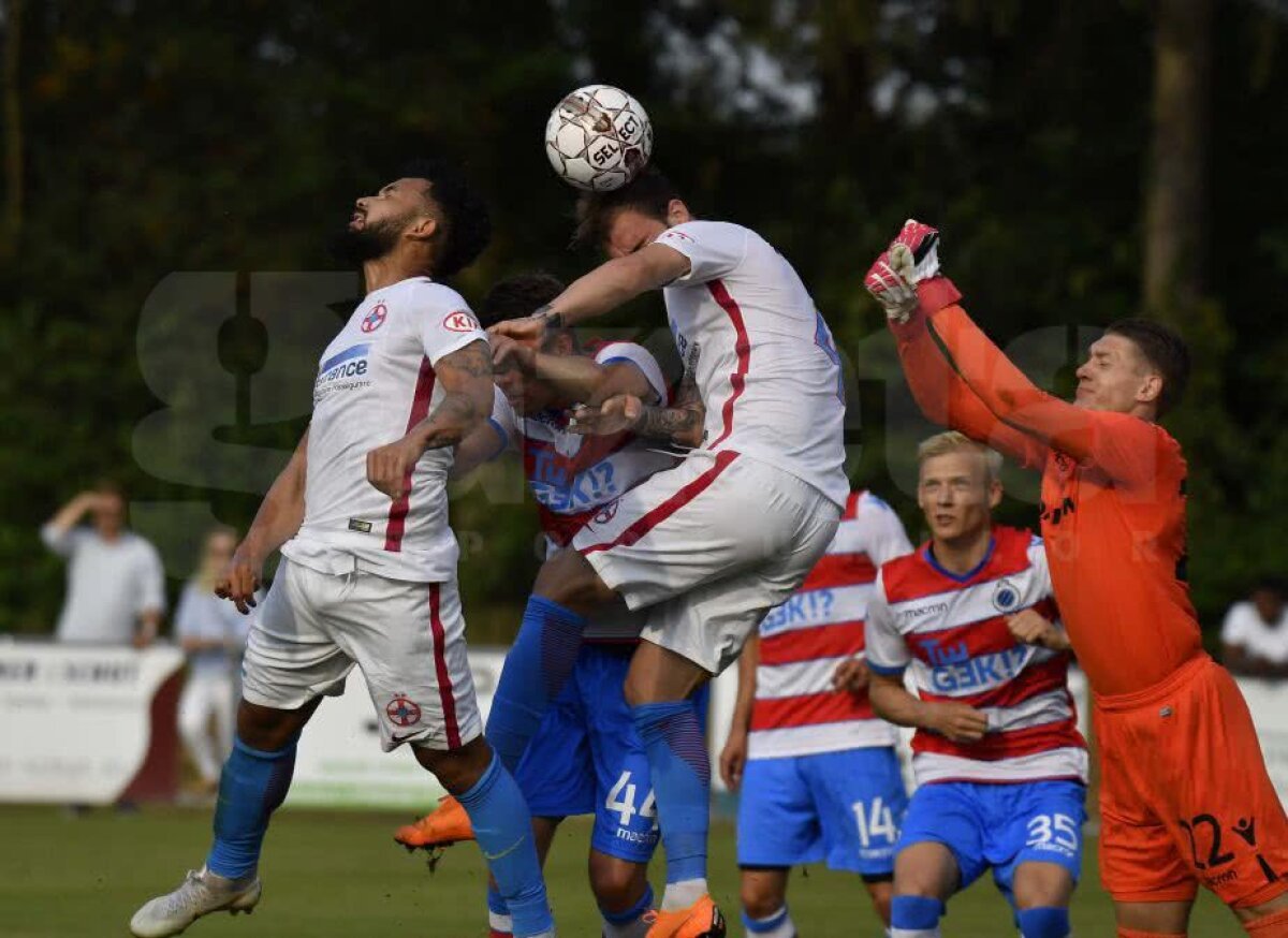 VIDEO+FOTO FCSB, egal cu FC Bruges, campioana Belgiei, scor 1-1! Vicecampionii României au ratat un penalty pe final de meci + evoluții bune pentru Man și Moruțan