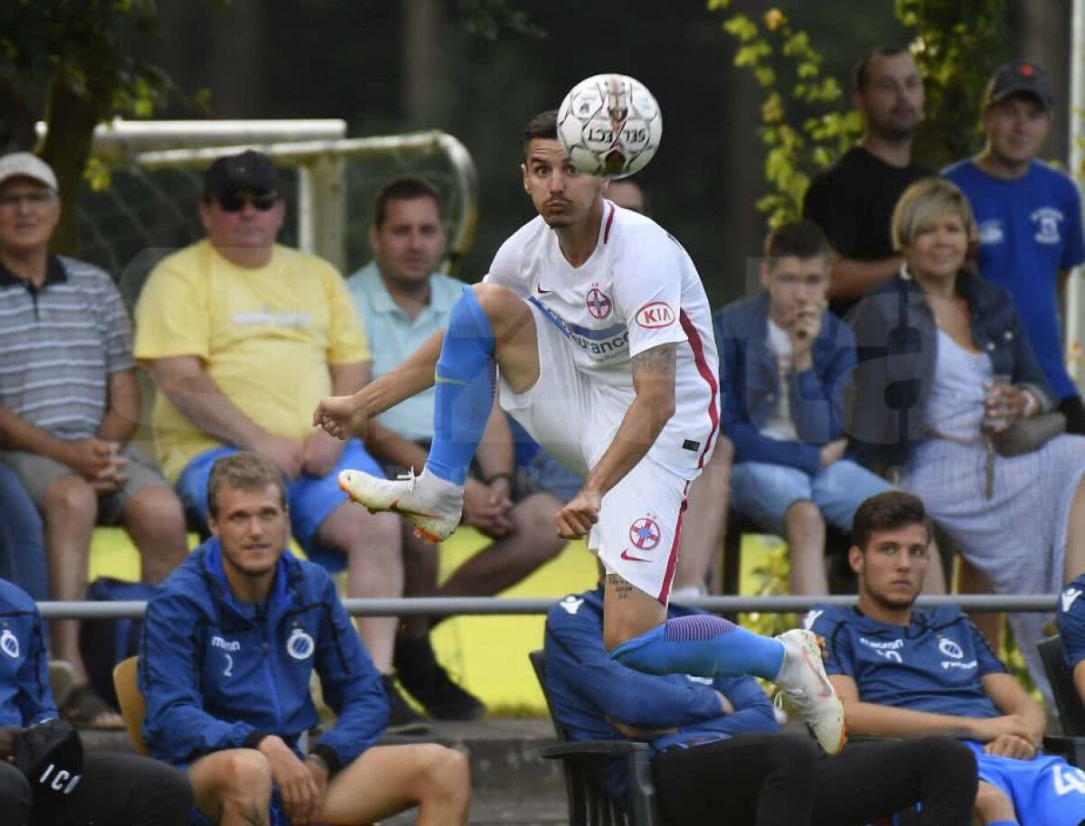 VIDEO+FOTO FCSB, egal cu FC Bruges, campioana Belgiei, scor 1-1! Vicecampionii României au ratat un penalty pe final de meci + evoluții bune pentru Man și Moruțan