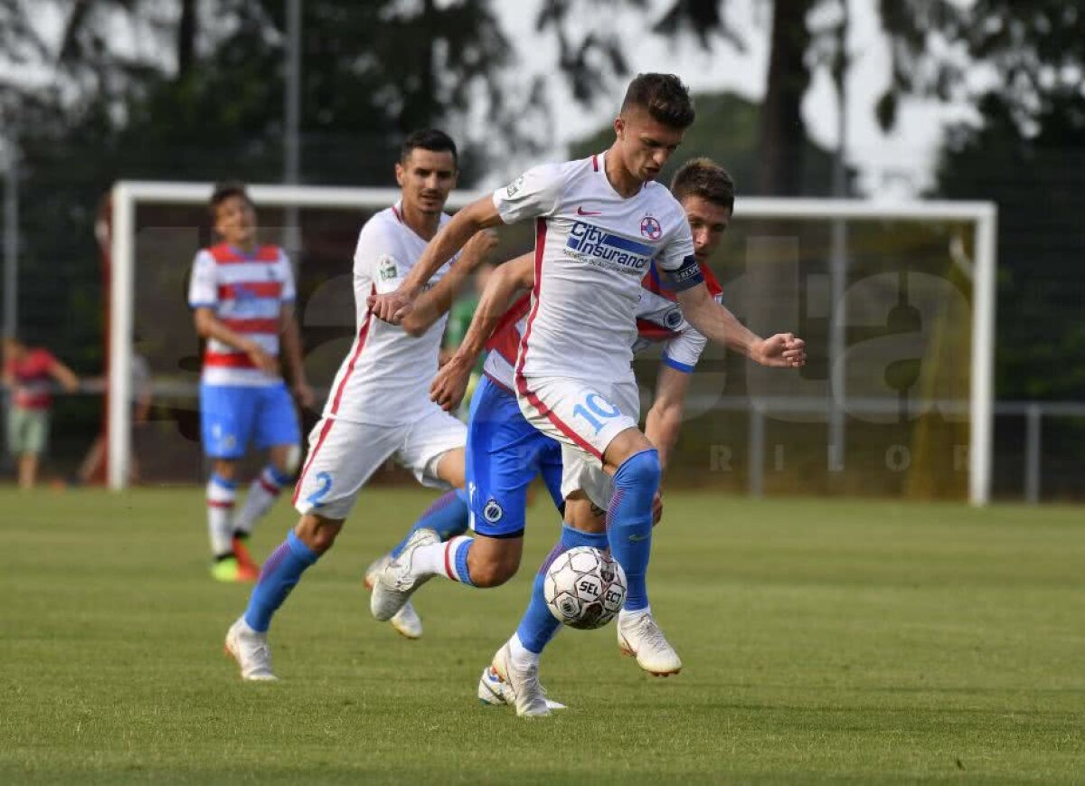 VIDEO+FOTO FCSB, egal cu FC Bruges, campioana Belgiei, scor 1-1! Vicecampionii României au ratat un penalty pe final de meci + evoluții bune pentru Man și Moruțan