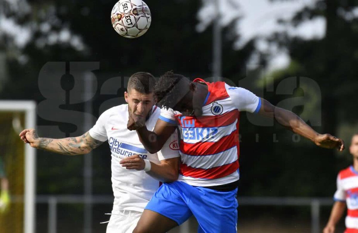 VIDEO+FOTO FCSB, egal cu FC Bruges, campioana Belgiei, scor 1-1! Vicecampionii României au ratat un penalty pe final de meci + evoluții bune pentru Man și Moruțan