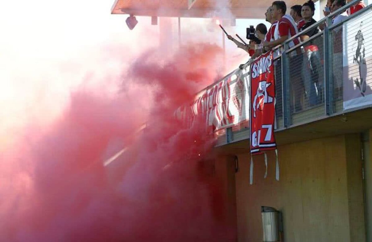 VIDEO+FOTO FC Botoșani, umilită în amical de o forță din campionatul Greciei » Atmosferă superbă la meci: fanii au aprins torțe și fumigene