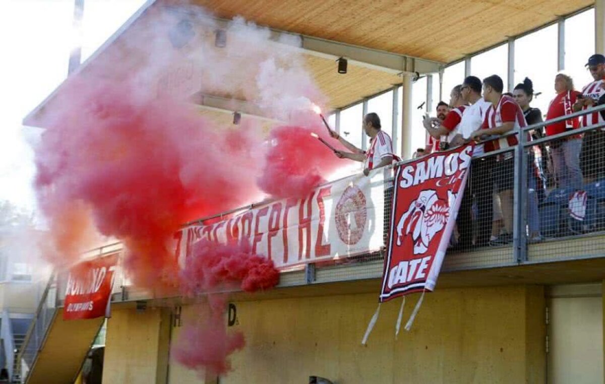VIDEO+FOTO FC Botoșani, umilită în amical de o forță din campionatul Greciei » Atmosferă superbă la meci: fanii au aprins torțe și fumigene