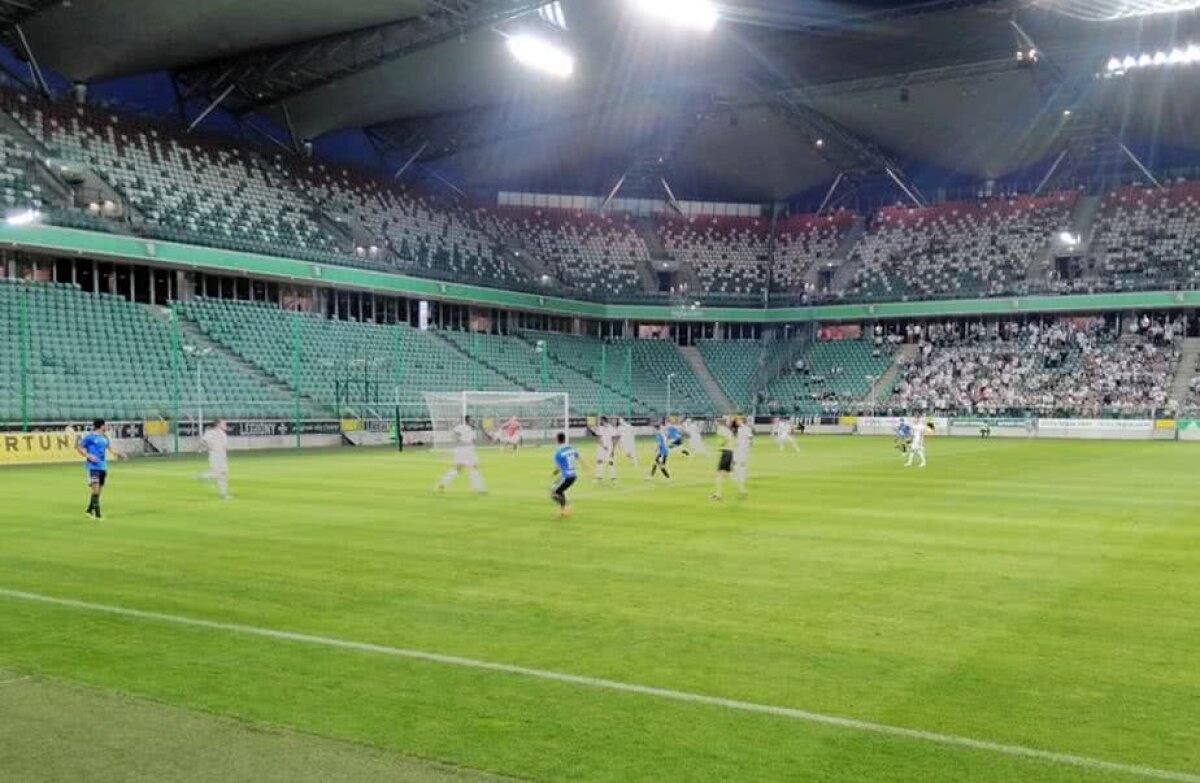 Corespondență GSP din Polonia // VIDEO + FOTO Pedepsiți de Legia » Jocul curajos al Viitorului a fost taxat de campioana Poloniei, care s-a impus cu 5-2 în meciul în care și-a prezentat lotul