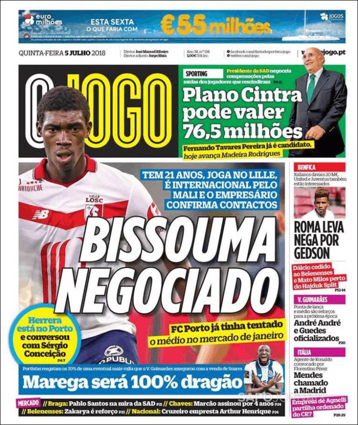 Ce scriu azi ziarele de sport din lume (5 iulie 2018)