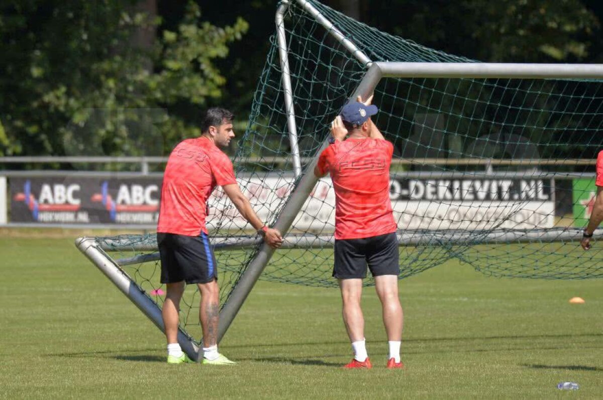 Corespondență GSP din Olanda » FOTO + VIDEO Imagini de la antrenamentul de azi al FCSB-ului » Man și Teixeira au făcut spectacol + dueluri încinse la 6 contra 6