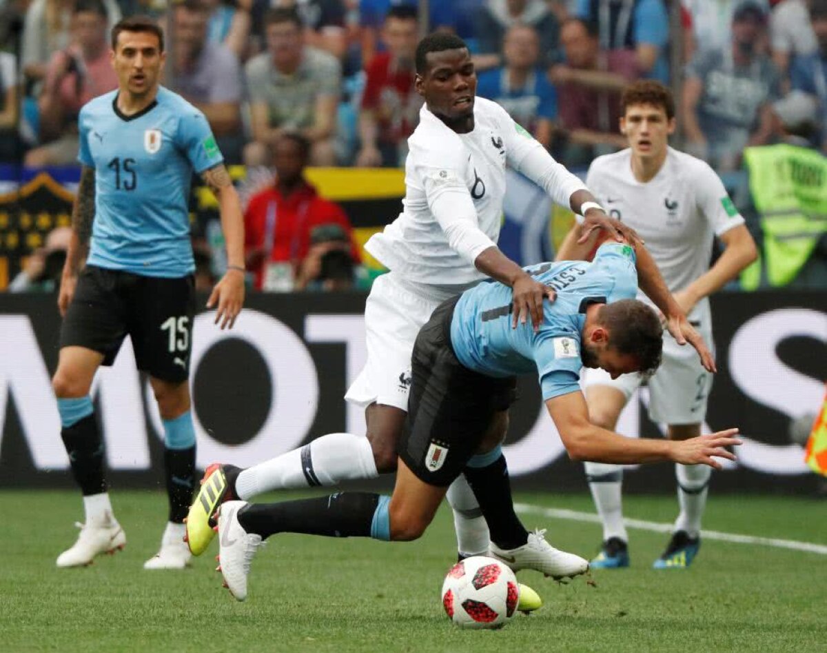 VIDEO+FOTO Vis terminat pentru Uruguay! Franța învinge cu 2-0 și merge în semifinale