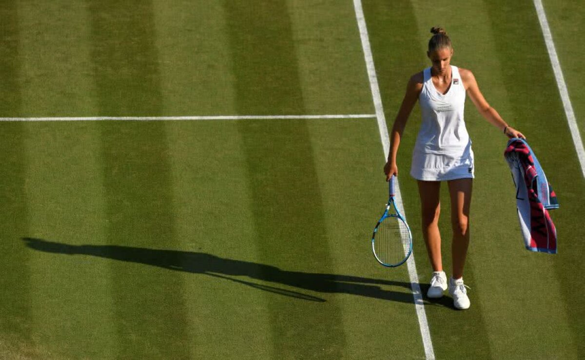 VIDEO+FOTO A început bine, a terminat prost! Buzărnescu, OUT de la Wimbledon după ce a pierdut cu Pliskova: " A fost mult mai bună ca mine timp de un set și jumătate"