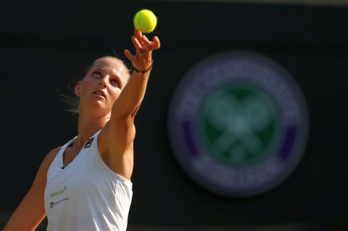 VIDEO+FOTO A început bine, a terminat prost! Buzărnescu, OUT de la Wimbledon după ce a pierdut cu Pliskova: " A fost mult mai bună ca mine timp de un set și jumătate"