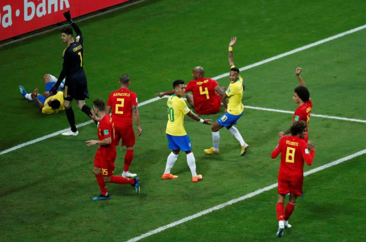 VIDEO + FOTO Moment controversat în Brazilia - Belgia! A greșit VAR-ul? Sud-americanii au cerut penalty, Mazici n-a dat nimic!