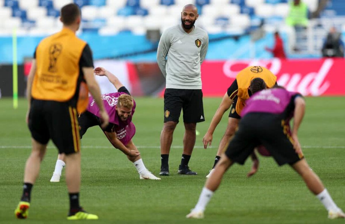 Les Bleus tremură » Thierry Henry, golgeterul all-time al Franței, îi pregătește pe atacanții Belgiei să dea lovitura contra naționalei lui Deschamps!