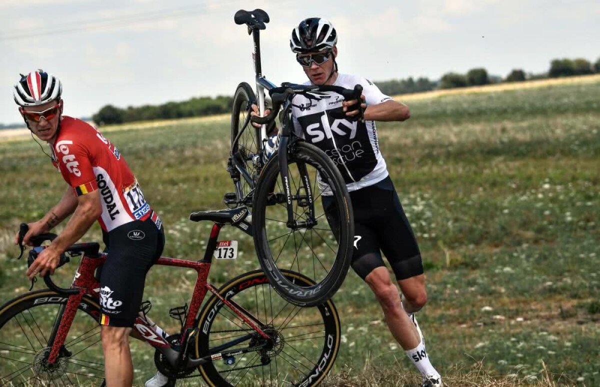 HAOS în prima etapă din Turul Franței! Chris Froome și Nairo Quintana pierd aproape un minut față de ceilalți mari favoriți + Fernando Gaviria ia sprintul