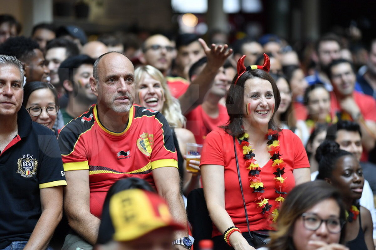 FOTO&VIDEO REPORTAJ » Echipa Gazetei a văzut Brazilia-Belgia din mijlocul miilor de suporteri, în Bruxelles. Imagini impresionante