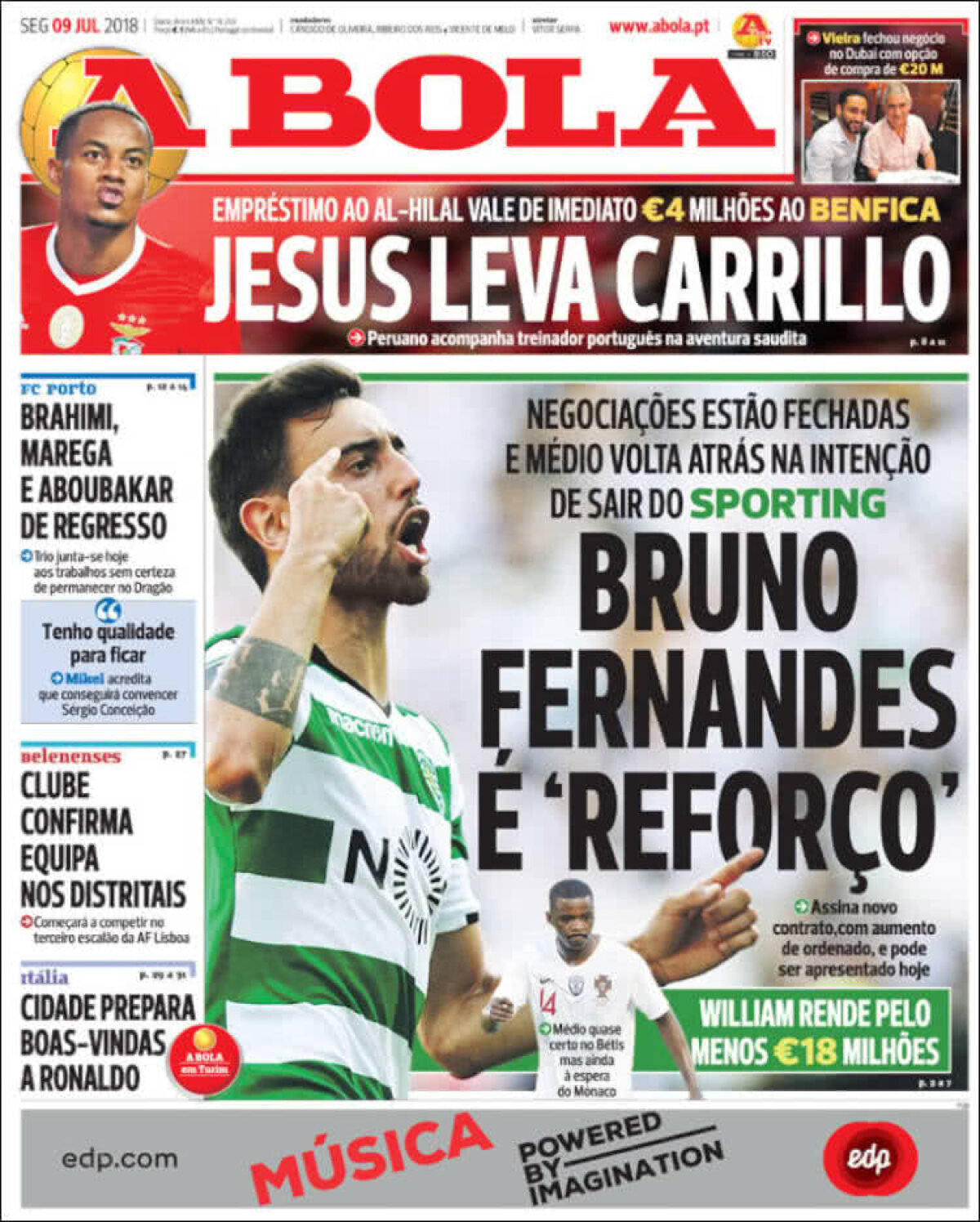 Ce scriu azi ziarele de sport din lume (9 iulie 2018)