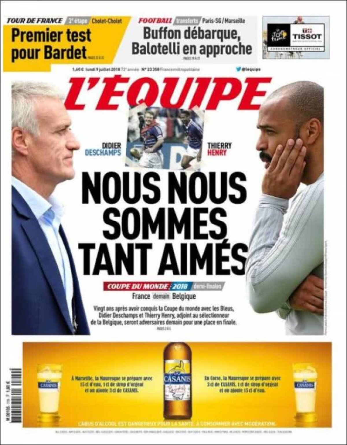 Ce scriu azi ziarele de sport din lume (9 iulie 2018)