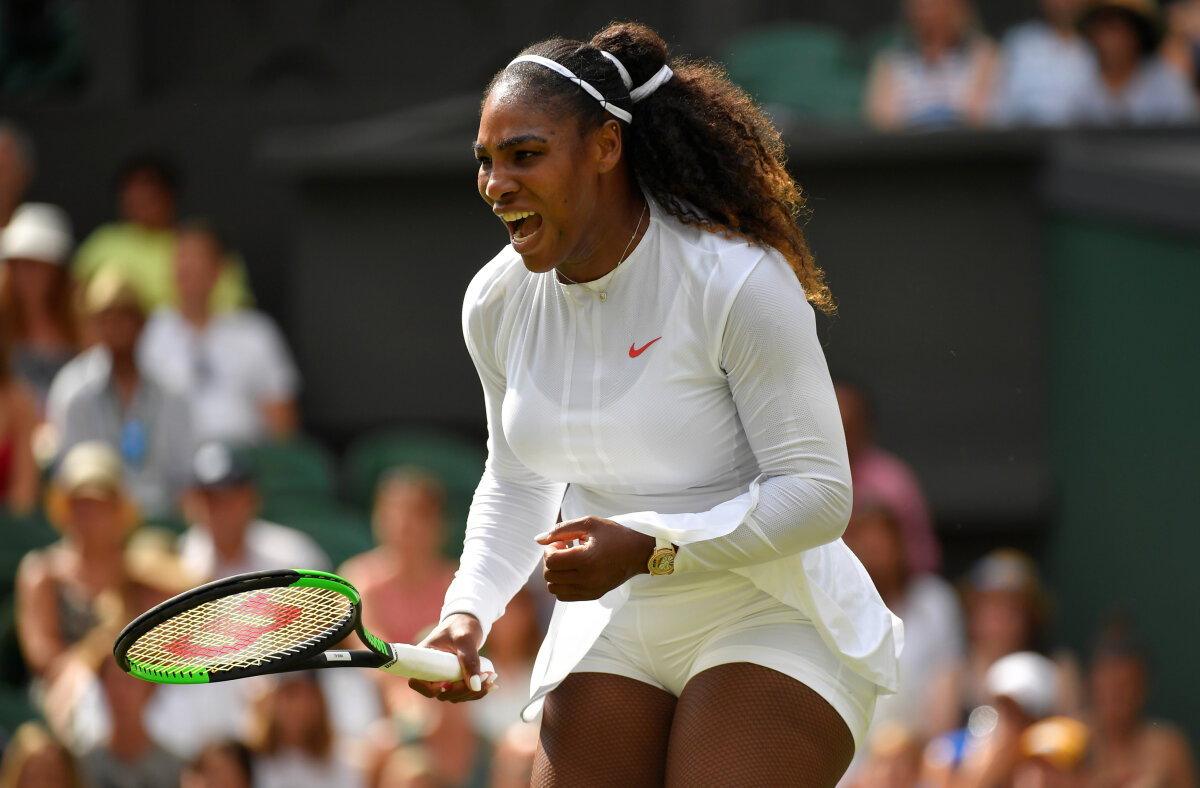 SERENA WILLIAMS. FOTO Care surprize? Încă o evoluție dominantă a americancei Serena Williams și calificare fără emoții în sferturi la Wimbledon