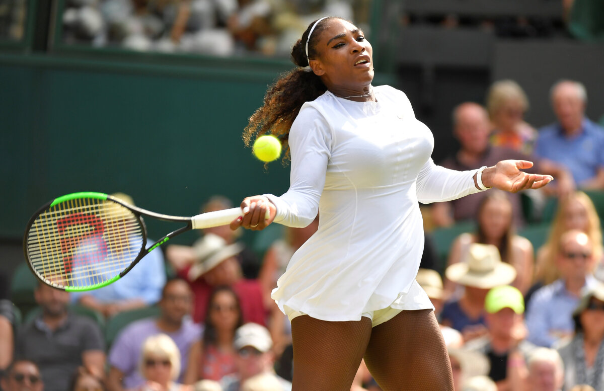 SERENA WILLIAMS. FOTO Care surprize? Încă o evoluție dominantă a americancei Serena Williams și calificare fără emoții în sferturi la Wimbledon