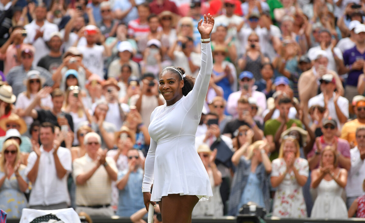 SERENA WILLIAMS. FOTO Care surprize? Încă o evoluție dominantă a americancei Serena Williams și calificare fără emoții în sferturi la Wimbledon