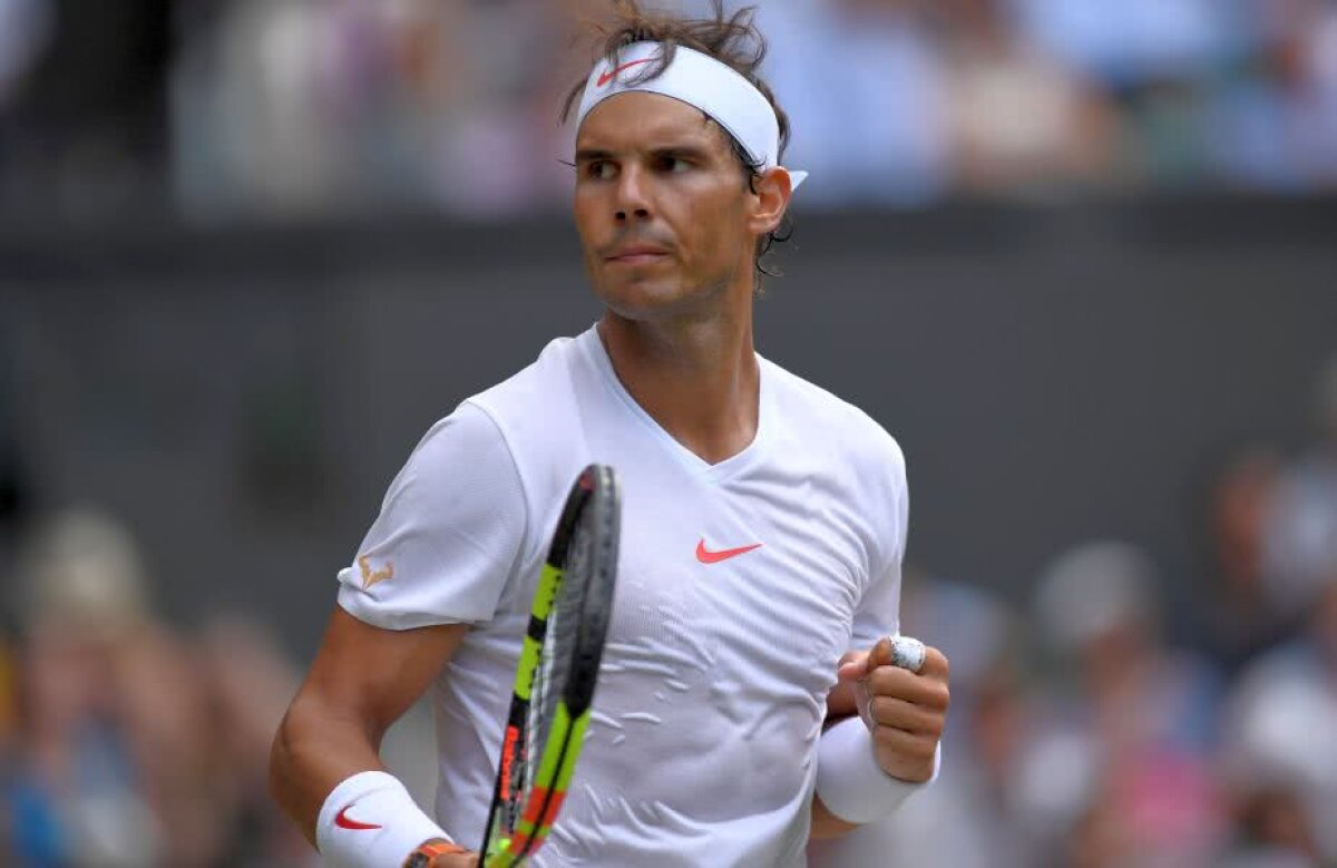 WIMBLEDON 2018 // VIDEO+FOTO Din 2011 nu se mai întâmplase asta! Rafael Nadal s-a calificat în sferturi la Wimbledon după o nouă victorie categorică