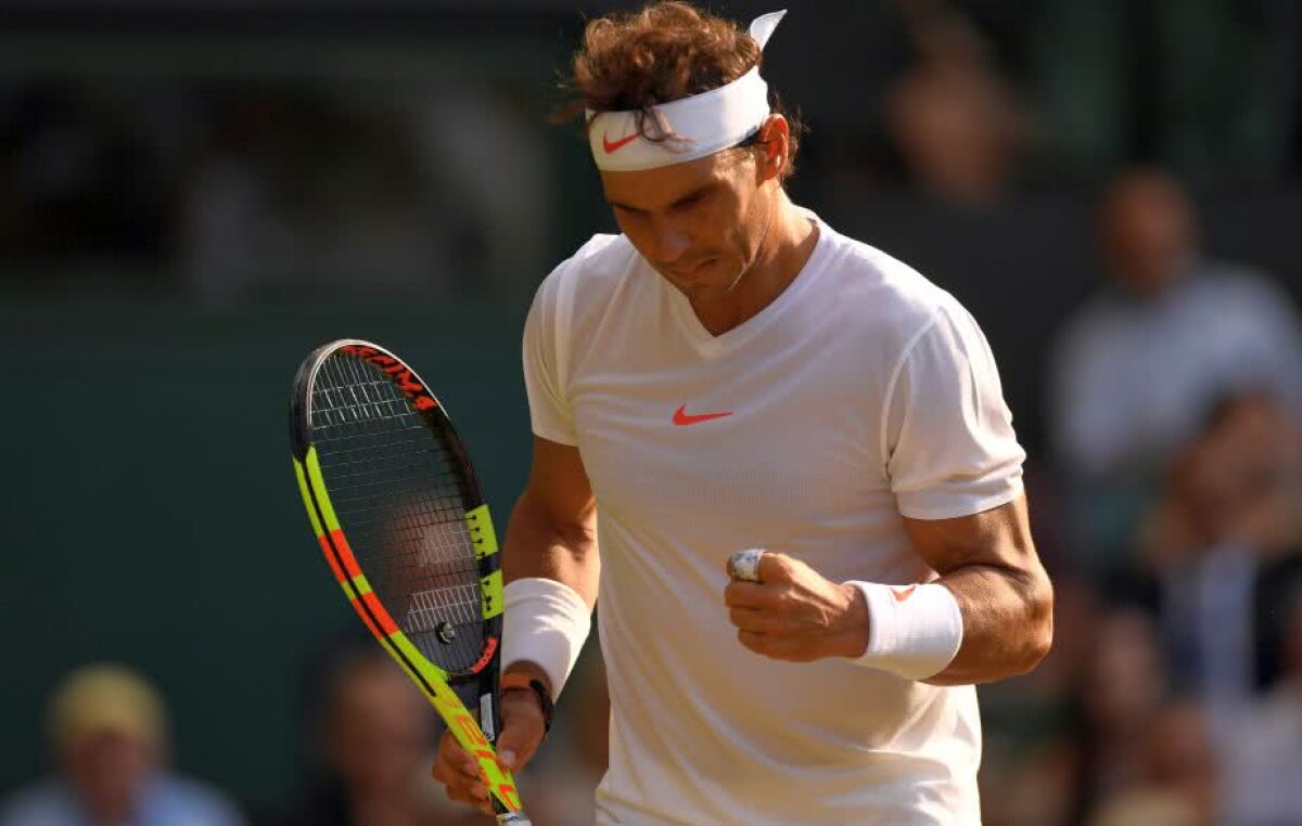 WIMBLEDON 2018 // VIDEO+FOTO Din 2011 nu se mai întâmplase asta! Rafael Nadal s-a calificat în sferturi la Wimbledon după o nouă victorie categorică