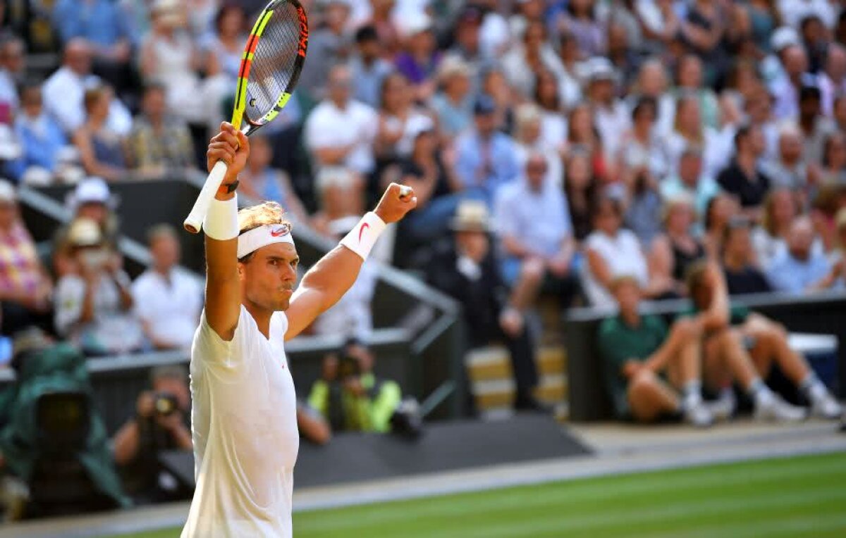 WIMBLEDON 2018 // VIDEO+FOTO Din 2011 nu se mai întâmplase asta! Rafael Nadal s-a calificat în sferturi la Wimbledon după o nouă victorie categorică