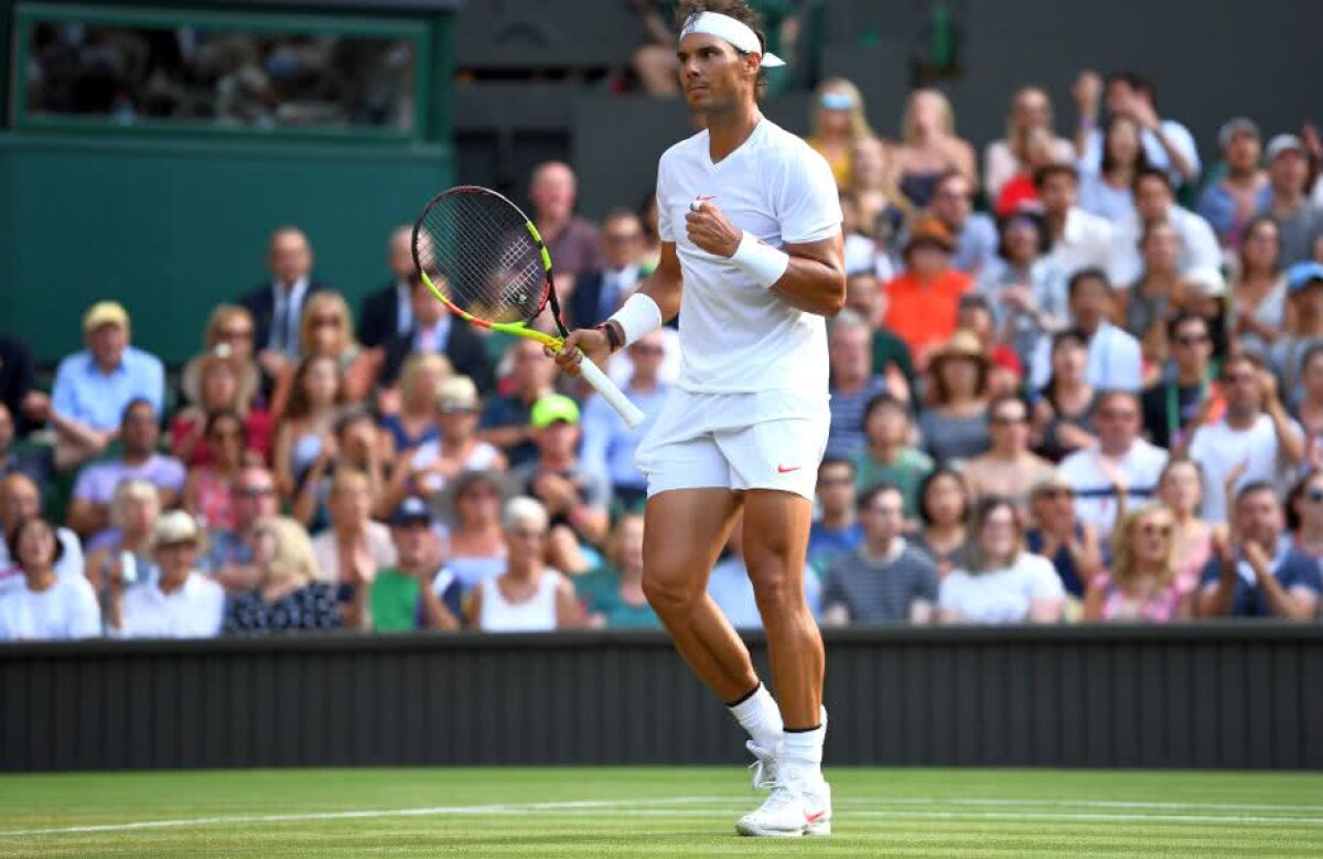 WIMBLEDON 2018 // VIDEO+FOTO Din 2011 nu se mai întâmplase asta! Rafael Nadal s-a calificat în sferturi la Wimbledon după o nouă victorie categorică