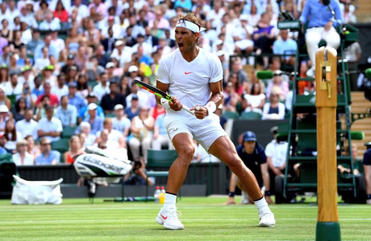 WIMBLEDON 2018 // VIDEO+FOTO Din 2011 nu se mai întâmplase asta! Rafael Nadal s-a calificat în sferturi la Wimbledon după o nouă victorie categorică