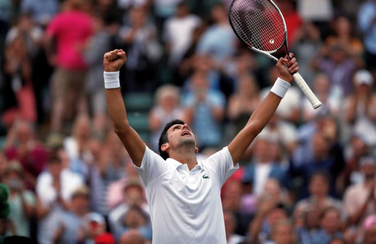 WIMBLEDON 2018. După Federer și Nadal, și Djokovici s-a calificat în sferturi la Wimbledon » Urmează un adversar dificil pentru sârb